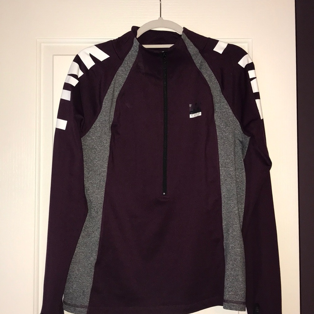 PINK quarter zip. Size large